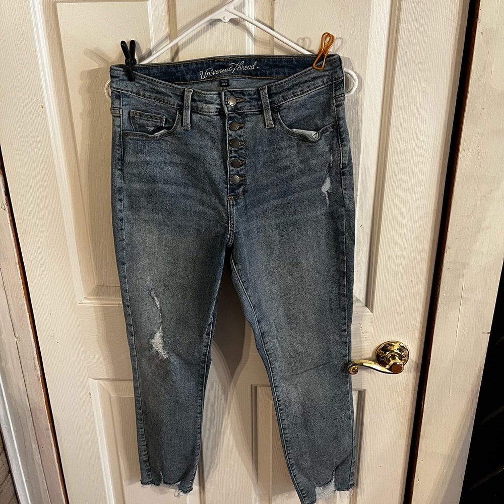 Universal Thread High Rise Distressed Skinny Jean